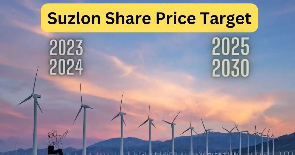 Suzlon Share Price Target 2023,2024,2025,2030 तक शानदार रिटर्न मौके।सुजलॉन एनर्जी शेयर प्राइस टारगेट 2023,2024,2025,2030