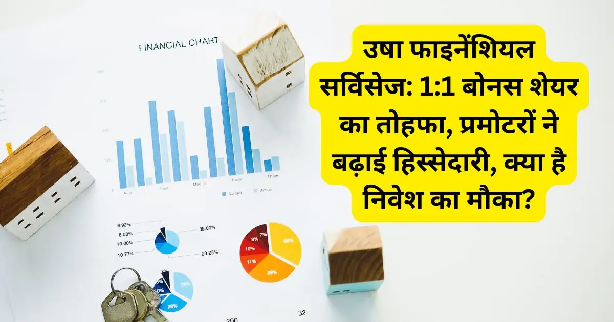 उषा फाइनेंशियल सर्विसेज: 1:1 बोनस शेयर का तोहफा, प्रमोटरों ने बढ़ाई हिस्सेदारी, क्या है निवेश का मौका?